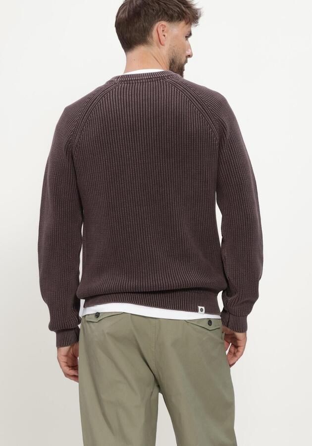 ANERKJENDT Heren Truien & Vesten Aksune Washed Patent Knit Bruin - Foto 2