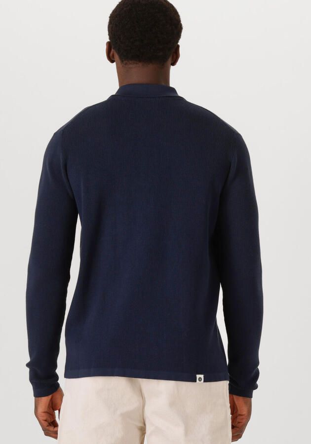 ANERKJENDT Heren Truien & Vesten Aksvend Needle Rib Knit Cardigan Donkerblauw