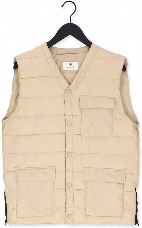 Anerkjendt Akramus Padded Gilet 5523 wierook 900282 Beige Heren