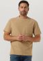 ANERKJENDT Heren Polo's & T-shirts Akkikki S s Structure Pocket Tee Beige - Thumbnail 1