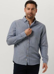 Anerkjendt Blauwe Casual Overhemd Aklouis L s Linen Shirt