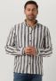 ANERKJENDT Heren Overhemden Akleif L s Stripe Shirt Donkerblauw - Thumbnail 1