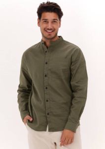 Anerkjendt Groene Casual Overhemd Aklukas Linen Shirt