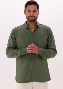 Anerkjendt Olijf Casual Overhemd Akkonrad Musselin Shirt