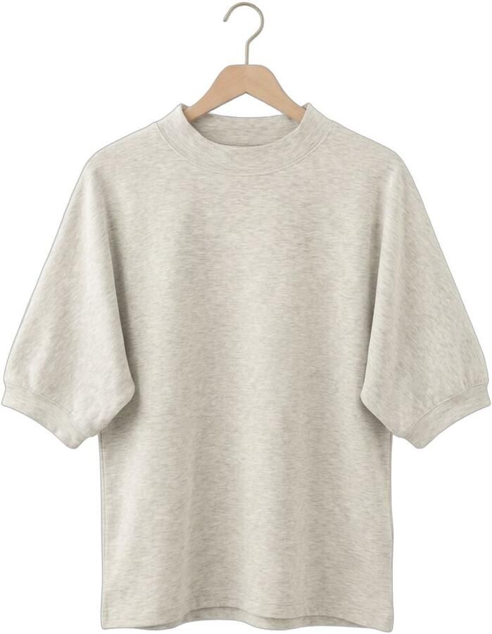 ANOTHER LABEL Dames Blouses Alamice T-shirt S s Lichtgrijs - Foto 2