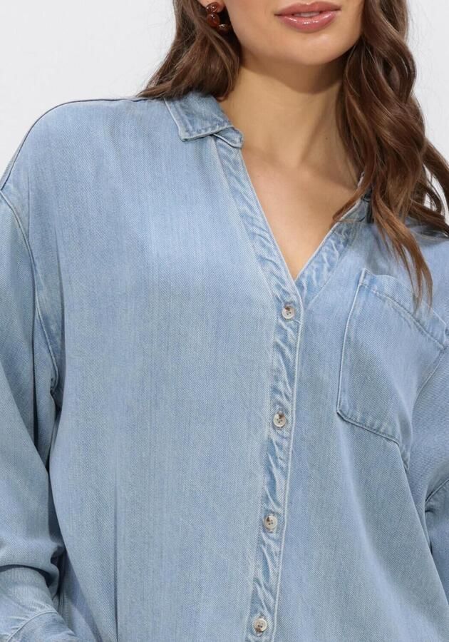 ANOTHER LABEL Dames Blouses Alboisy Shirt L s Lichtblauw - Foto 3