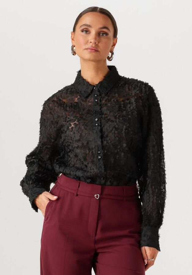 ANOTHER LABEL Dames Blouses Althea Shirt Zwart - Foto 4