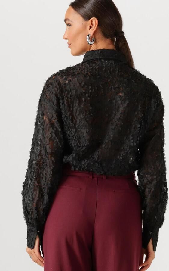 ANOTHER LABEL Dames Blouses Althea Shirt Zwart - Foto 3