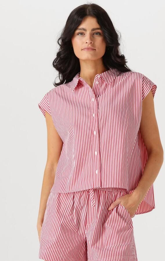 ANOTHER LABEL Dames Blouses Benoite Shirt Rood - Foto 4