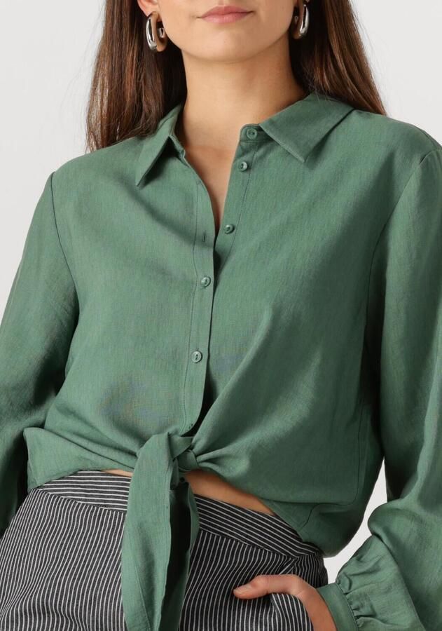 ANOTHER LABEL Dames Blouses Bois Shirt L s Donkergroen - Foto 1