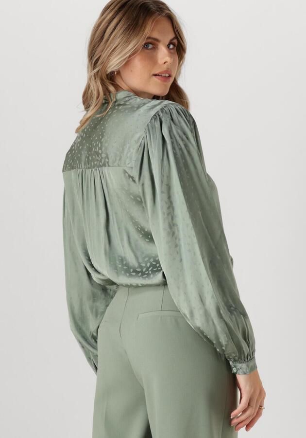 ANOTHER LABEL Dames Blouses Camilla Shirt Groen - Foto 1