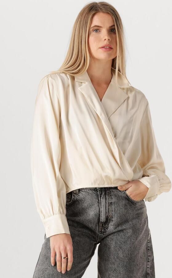 ANOTHER LABEL Dames Blouses Danai Top Creme - Foto 4