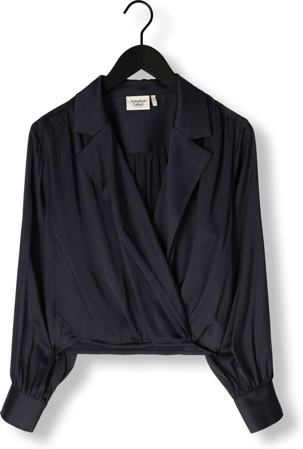 ANOTHER LABEL Dames Blouses Danai Top L s Donkerblauw - Foto 3
