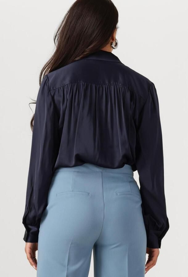 ANOTHER LABEL Dames Blouses Danai Top L s Donkerblauw - Foto 2