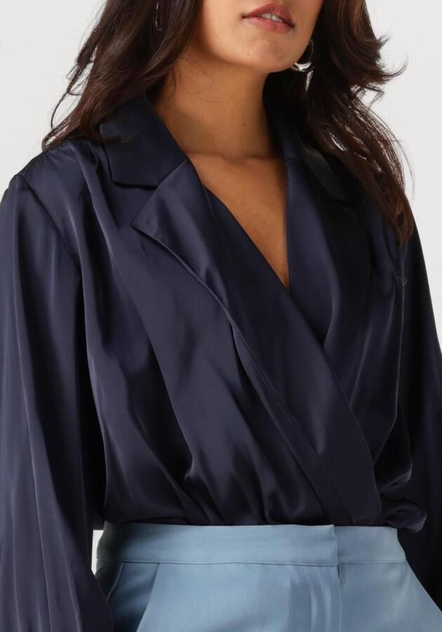 ANOTHER LABEL Dames Blouses Danai Top L s Donkerblauw