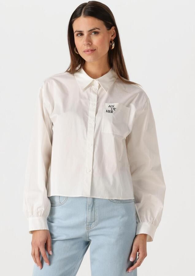 ANOTHER LABEL Dames Blouses Diega Shirt L s Wit - Foto 4