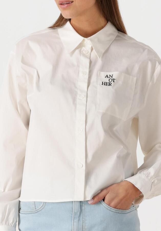 ANOTHER LABEL Dames Blouses Diega Shirt L s Wit - Foto 2
