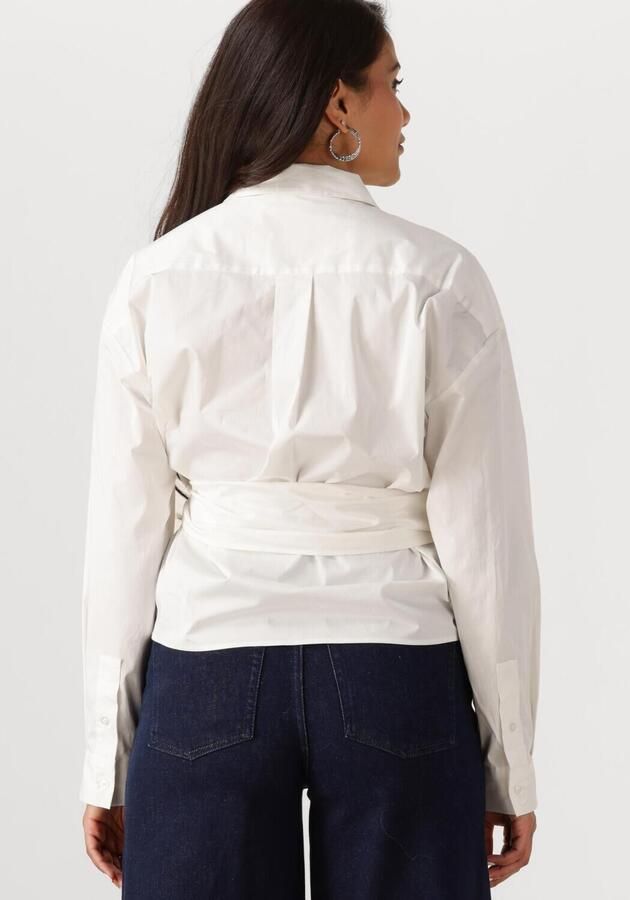 ANOTHER LABEL Dames Blouses Elif Top L s Wit - Foto 2