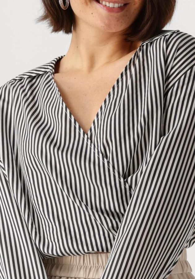 ANOTHER LABEL Dames Blouses Elsie Top L s Zwart - Foto 2