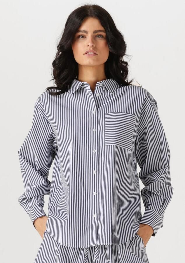 ANOTHER LABEL Dames Blouses Kyara Shirt Blauw - Foto 4