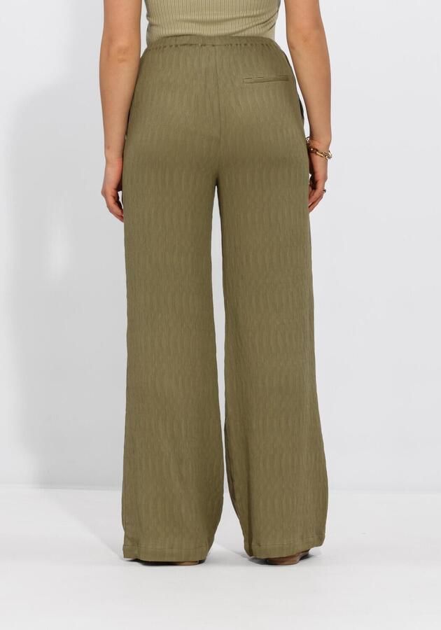 ANOTHER LABEL Dames Broeken Almerla Pants Olijf - Foto 3
