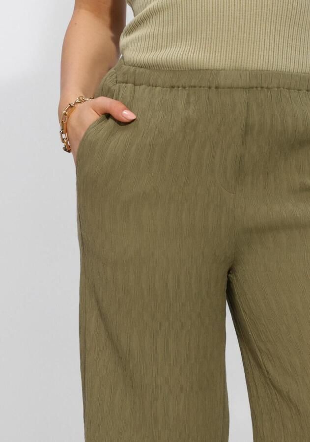 ANOTHER LABEL Dames Broeken Almerla Pants Olijf - Foto 2