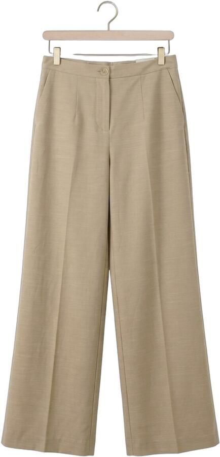 ANOTHER LABEL Dames Broeken Alnadine Pants Beige - Foto 4
