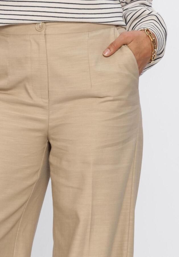 ANOTHER LABEL Dames Broeken Alnadine Pants Beige - Foto 3