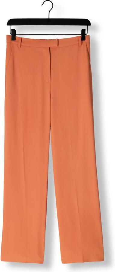 Another-Label high waist straight fit pantalon oranje - Foto 3