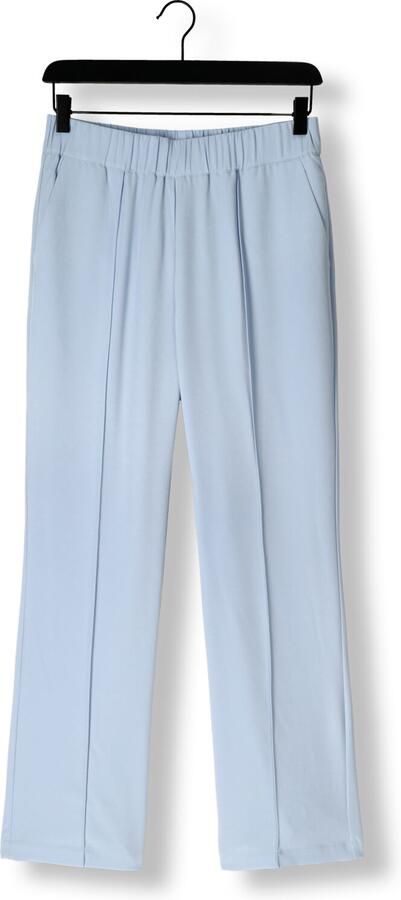 Another-Label straight regular waist broek lichtblauw - Foto 3