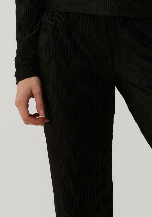 ANOTHER LABEL Dames Broeken Garcelle Pleated Pants Zwart - Foto 2