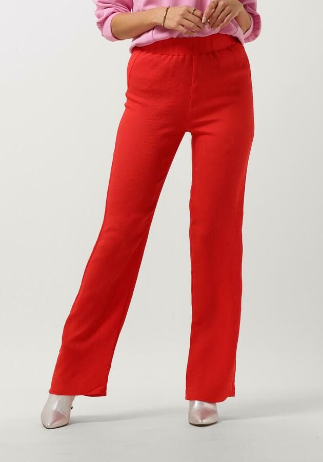 ANOTHER LABEL Dames Broeken Katelynn Pants Rood - Foto 4
