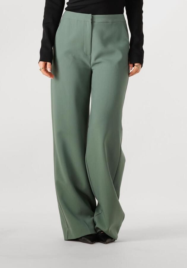 ANOTHER LABEL Dames Broeken Moore Pants Groen - Foto 4