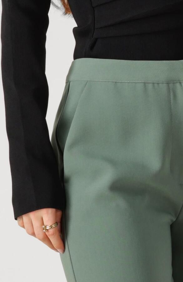 ANOTHER LABEL Dames Broeken Moore Pants Groen - Foto 2