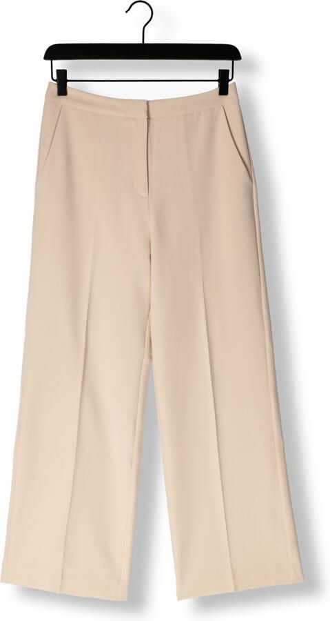 Another-Label high waist wide leg pantalon Moore pants zand - Foto 3