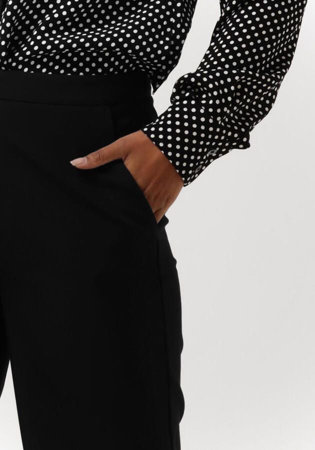 Another-Label high waist straight fit pantalon Moore zwart - Foto 2