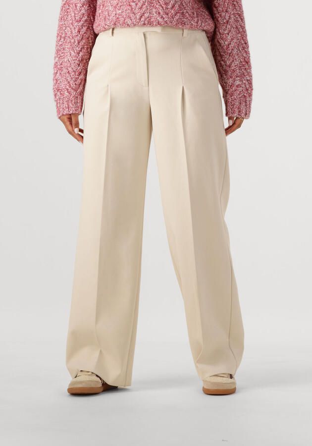 ANOTHER LABEL Dames Broeken Moore Pleated Pants Beige - Foto 4
