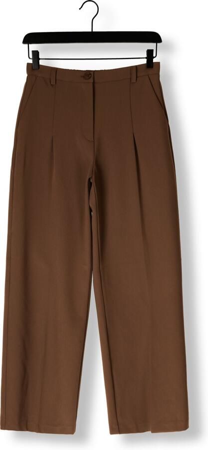 ANOTHER LABEL Dames Broeken Moore Pleated Pants Bruin - Foto 4