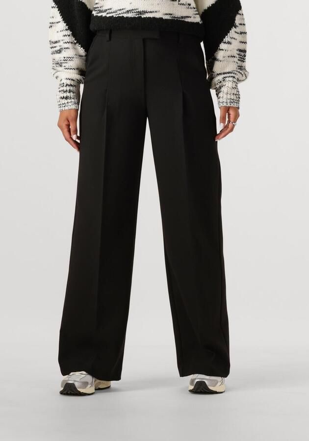 ANOTHER LABEL Dames Broeken Moore Pleated Pants Zwart - Foto 3