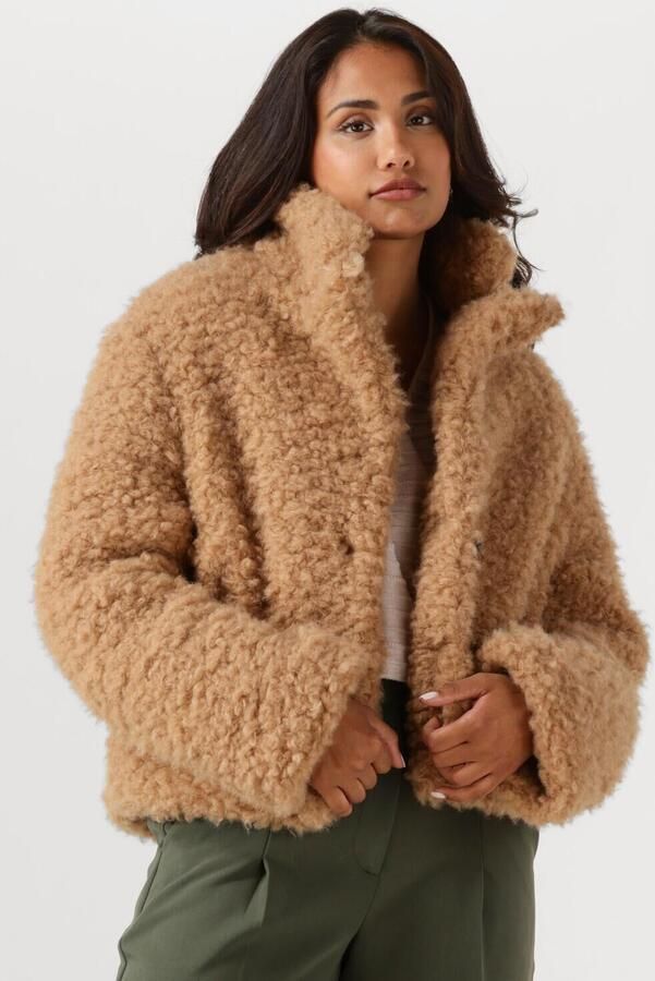 ANOTHER LABEL Dames Jassen Al Bonnie Blazer Camel - Foto 4