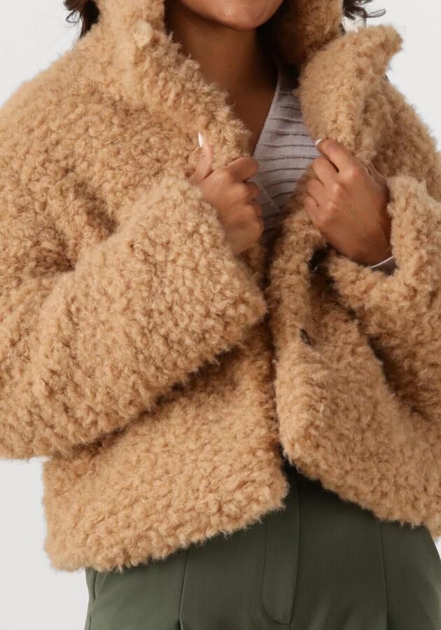 ANOTHER LABEL Dames Jassen Al Bonnie Blazer Camel - Foto 3