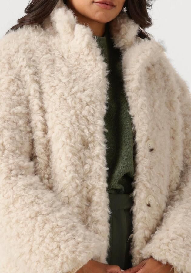 ANOTHER LABEL Dames Jassen Al Bonnie Long Coat Beige - Foto 2