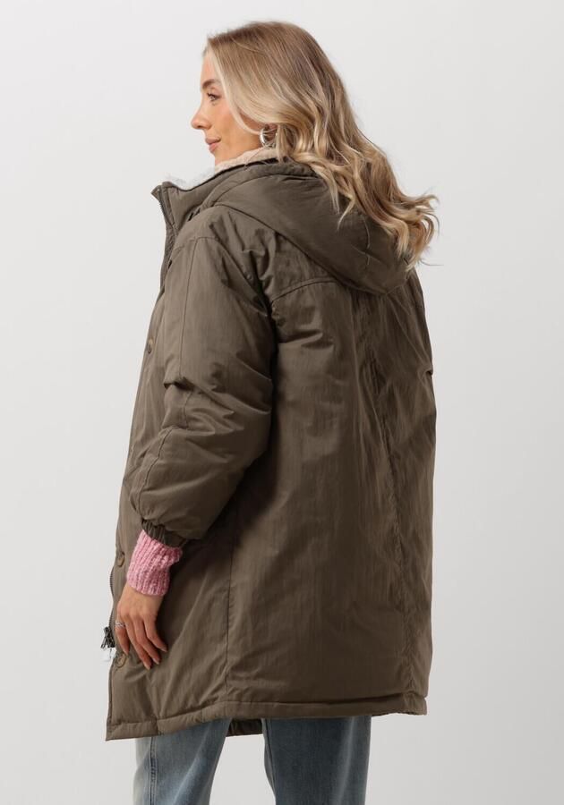 ANOTHER LABEL Dames Jassen Riley Parka Groen