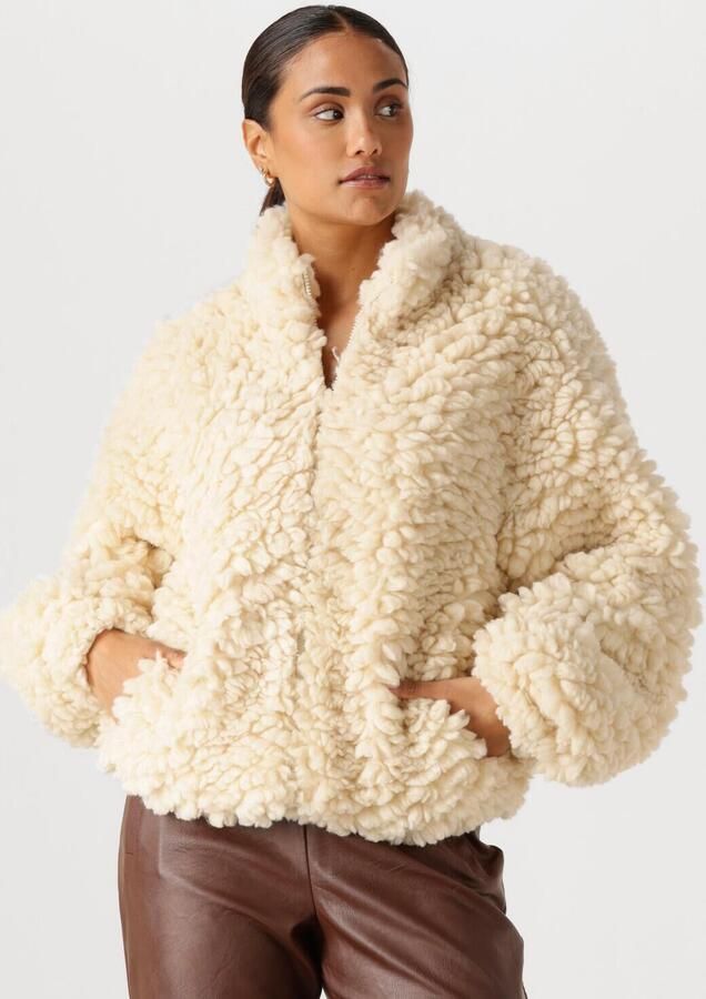 ANOTHER LABEL Dames Jassen Sara Jacket Ecru - Foto 4