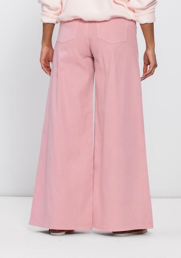 Another-Label Moore denim wide high waist wide leg jeans lichtroze - Foto 2