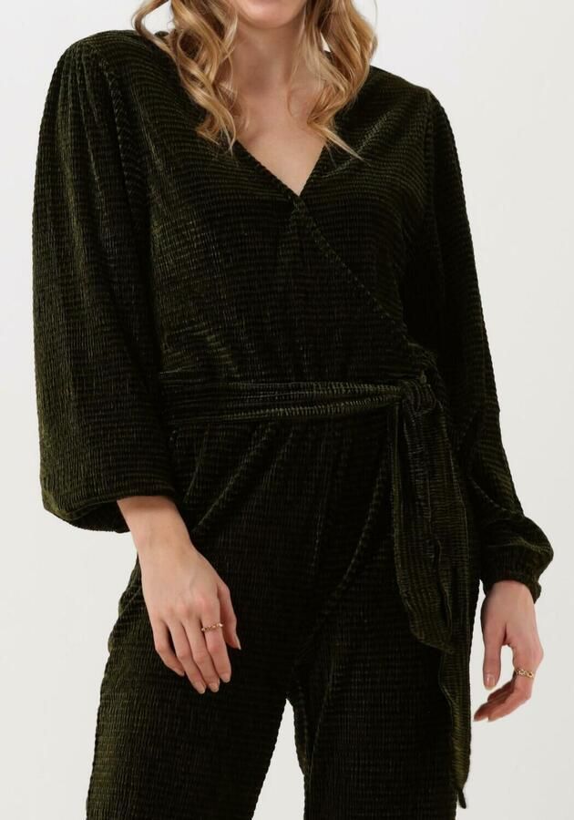 ANOTHER LABEL Dames Jumpsuits Pache Jumpsuit L s Donkergroen - Foto 2