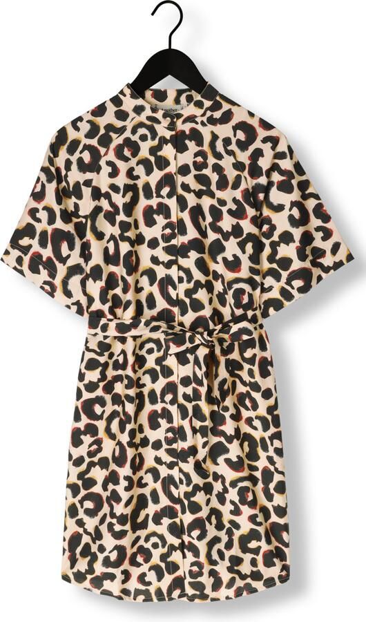 ANOTHER LABEL Dames Jurken Denice Animal Dress S s Multi - Foto 3