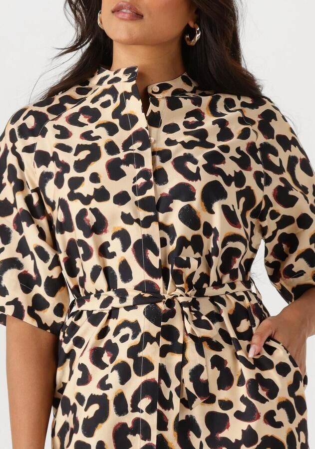 ANOTHER LABEL Dames Jurken Denice Animal Dress S s Multi