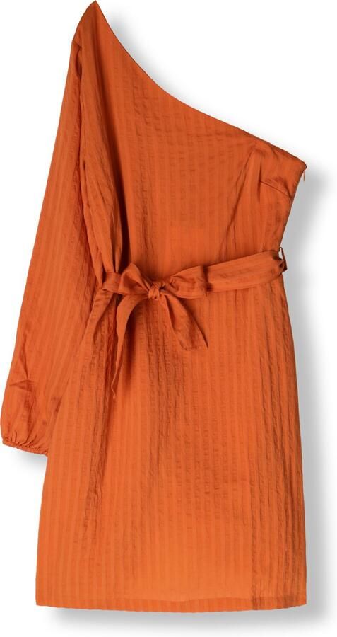 ANOTHER LABEL Dames Jurken Dua Dress L s Oranje - Foto 3