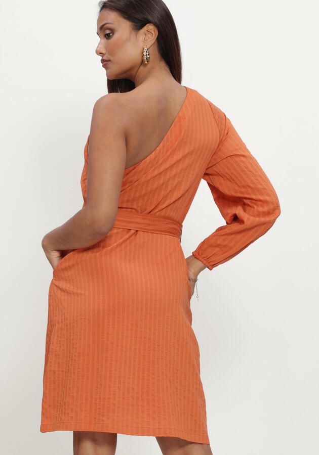 ANOTHER LABEL Dames Jurken Dua Dress L s Oranje - Foto 2